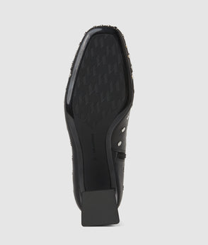 KarlLagerfeld Krocky Marais Shoulder Bag Black-Nickel