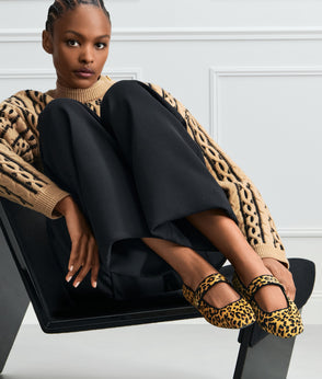 KarlLagerfeld Khardware Mini Leopard Tote Bag Leopard