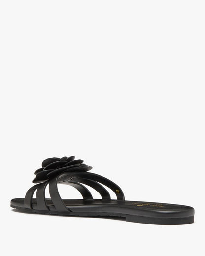 Katespade Flora Slide Sandal Black