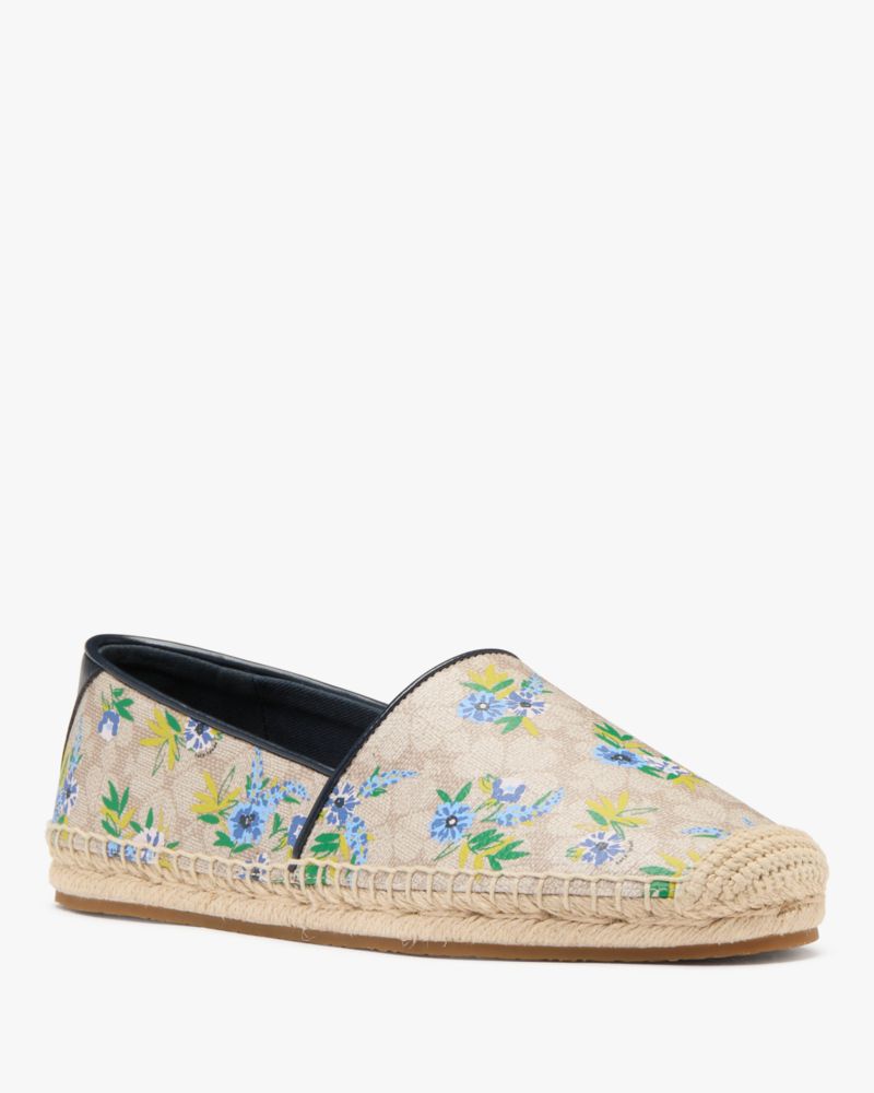 Katespade Gwen Espadrille Flat Dark Beige