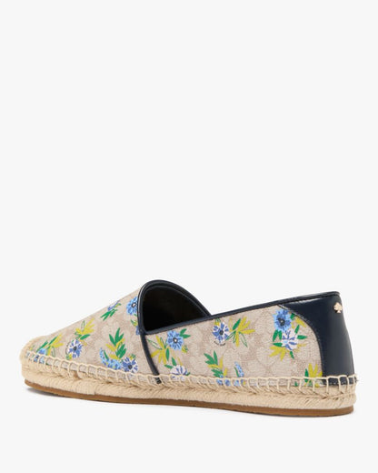 Katespade Gwen Espadrille Flat Dark Beige