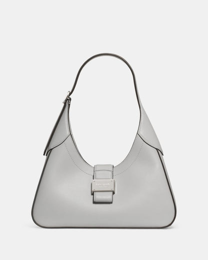 KateSpade Nouveau Small Shoulder Bag Platinum Grey
