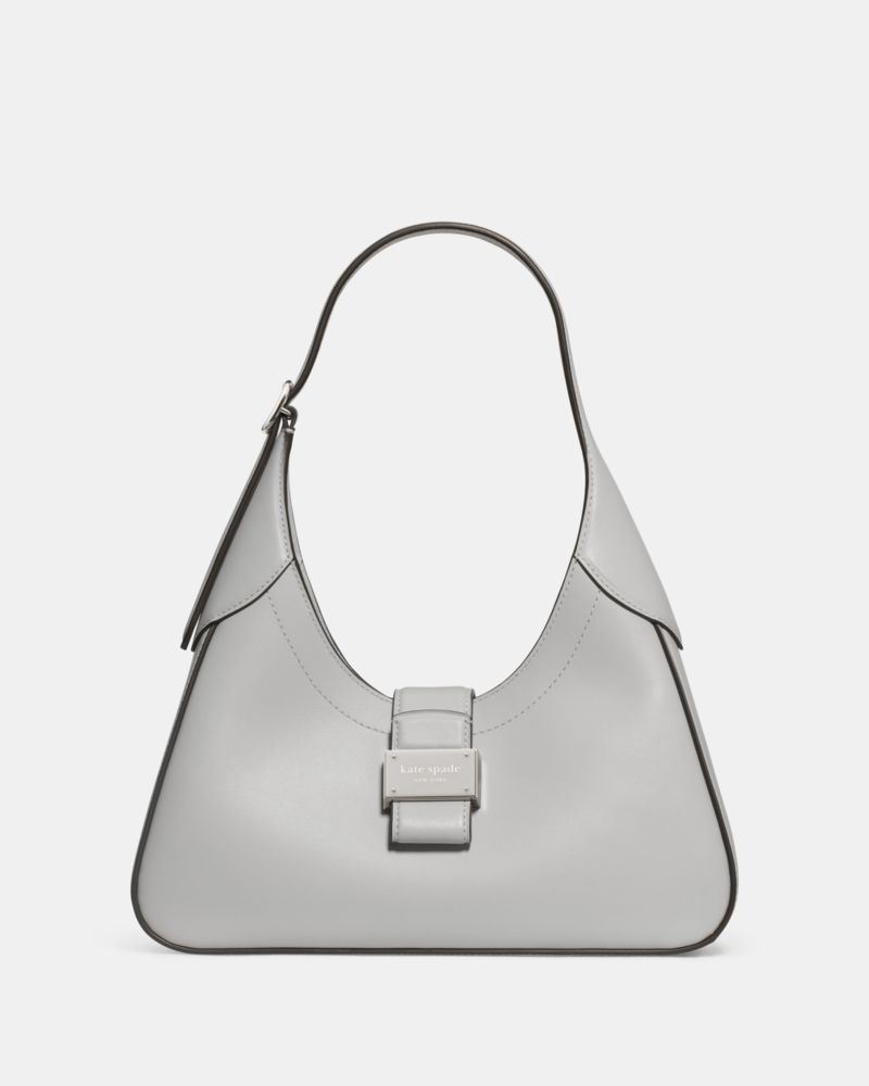 KateSpade Nouveau Small Shoulder Bag Platinum Grey