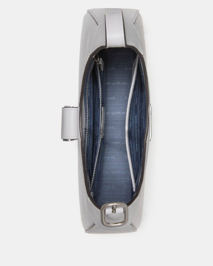 KateSpade Nouveau Small Shoulder Bag Platinum Grey