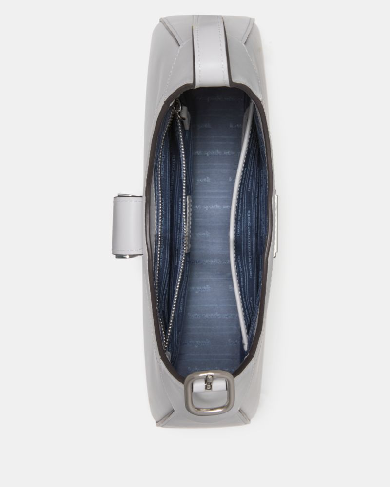 KateSpade Nouveau Small Shoulder Bag Platinum Grey