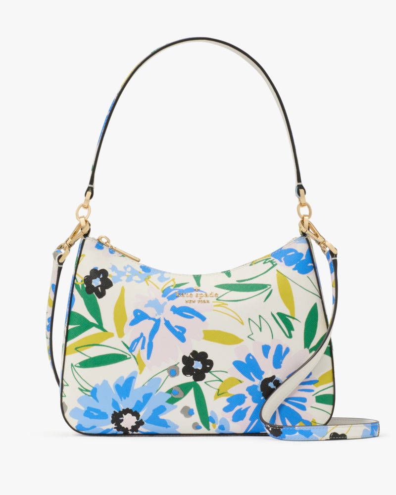 KateSpade Margot Floral Convertible Shoulder Bag Cream Multi