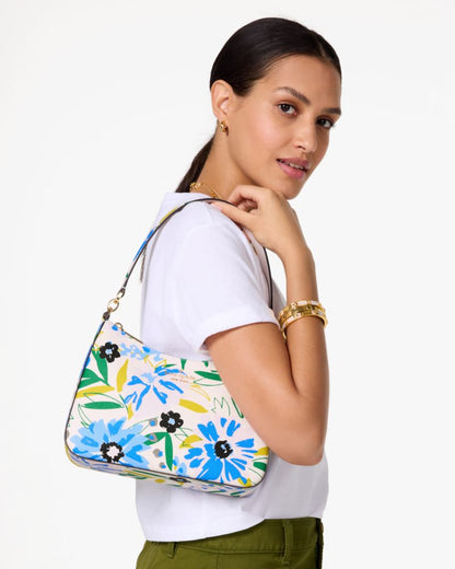KateSpade Margot Floral Convertible Shoulder Bag Cream Multi