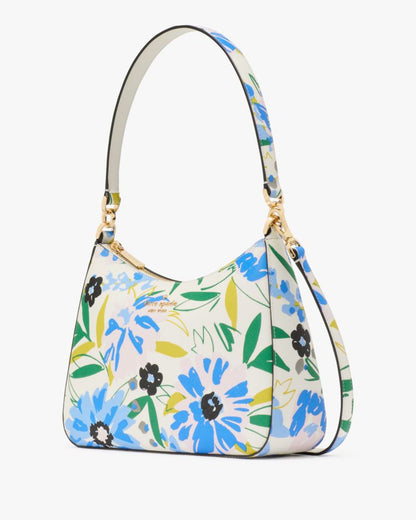 KateSpade Margot Floral Convertible Shoulder Bag Cream Multi