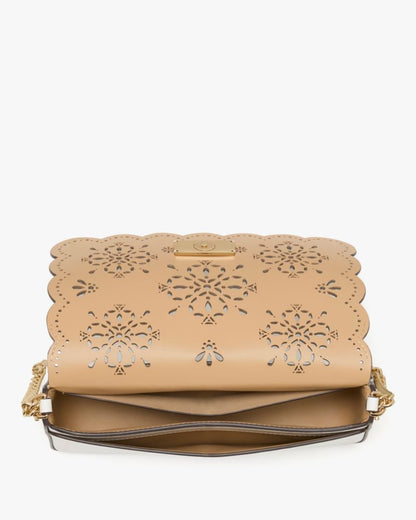 KateSpade Serena Chain Wallet True White
