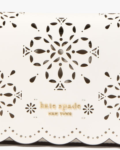 KateSpade Serena Chain Wallet True White