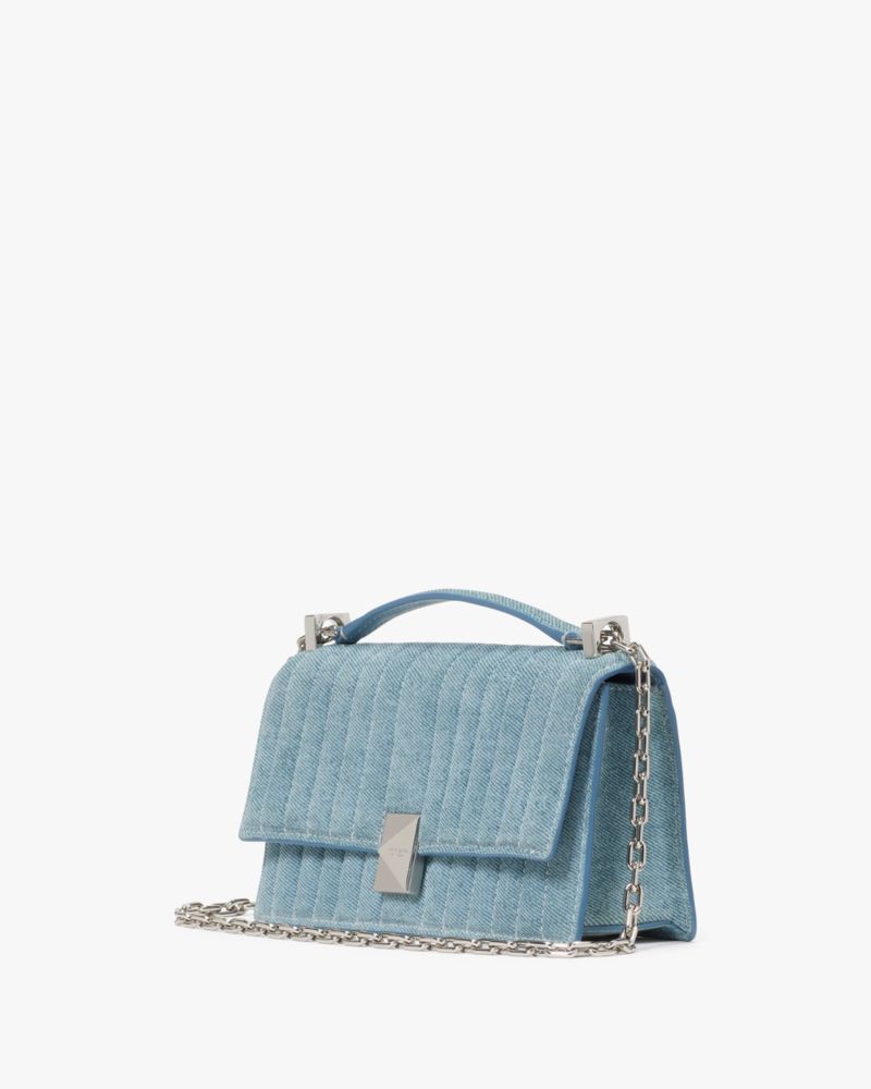 KateSpade Deco Quilted Mini Crossbody Bag Blue Multi