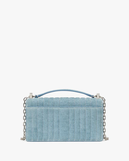 KateSpade Deco Quilted Mini Crossbody Bag Blue Multi