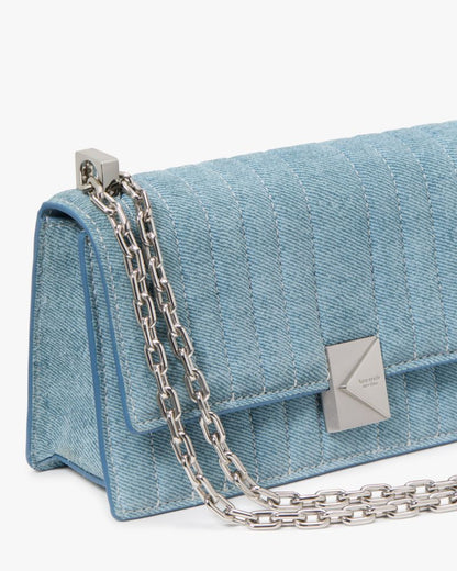 KateSpade Deco Quilted Mini Crossbody Bag Blue Multi