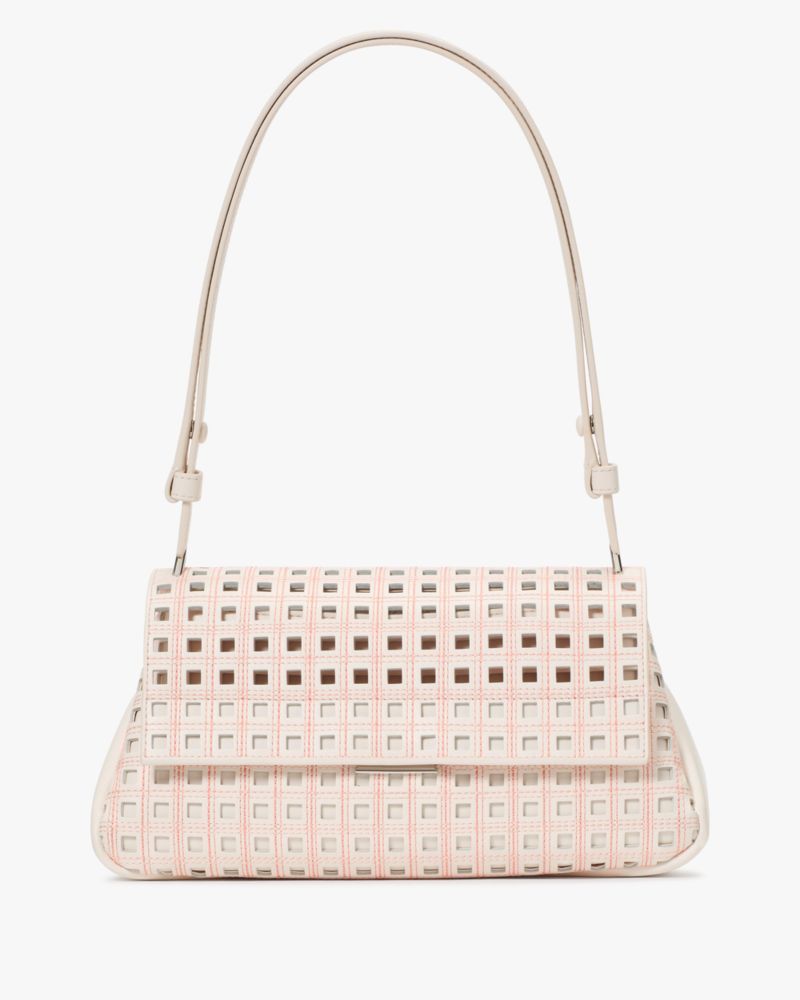 KateSpade Grace Perforated Convertible Shoulder Bag Cream Multi