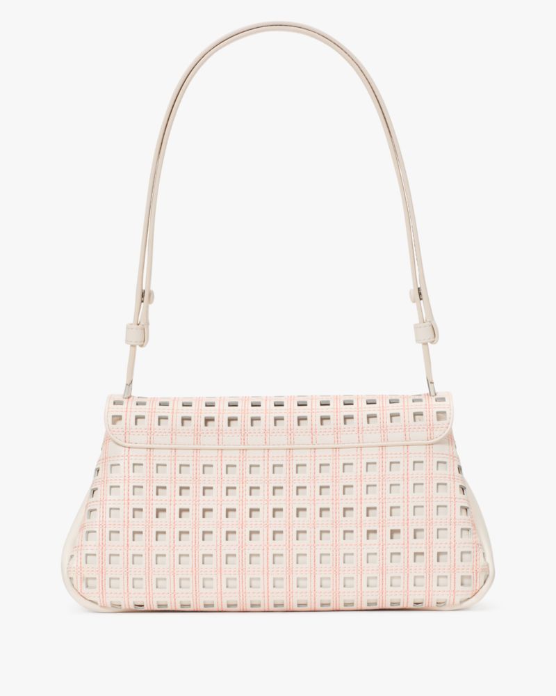 KateSpade Grace Perforated Convertible Shoulder Bag Cream Multi