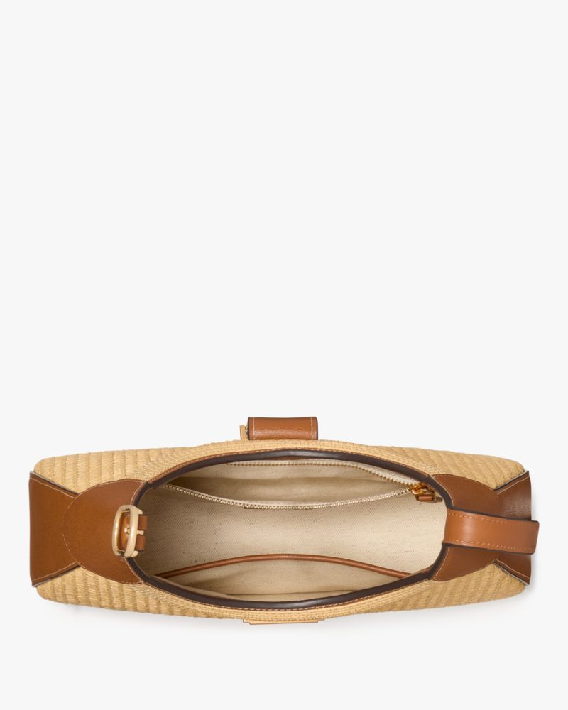 KateSpade Nouveau Straw Small Shoulder Bag Cavern Clay Multi
