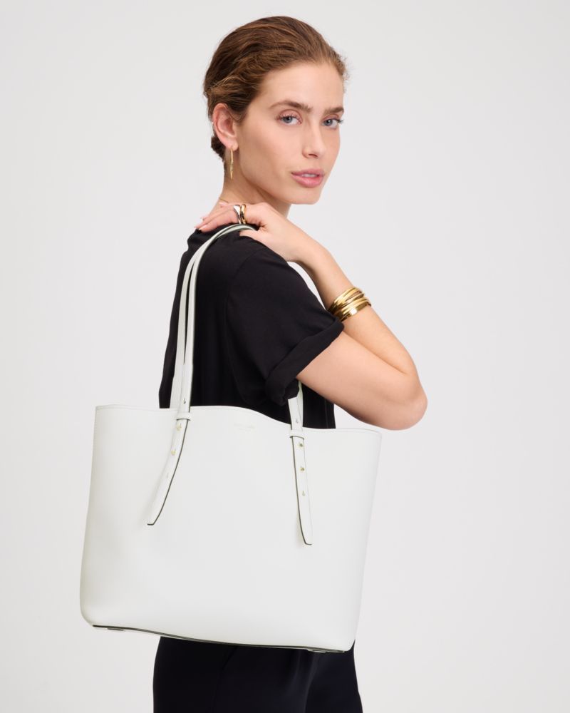KateSpade Do It All Large Tote True White