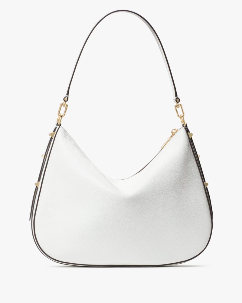 KateSpade Liv Large Hobo Bag True White