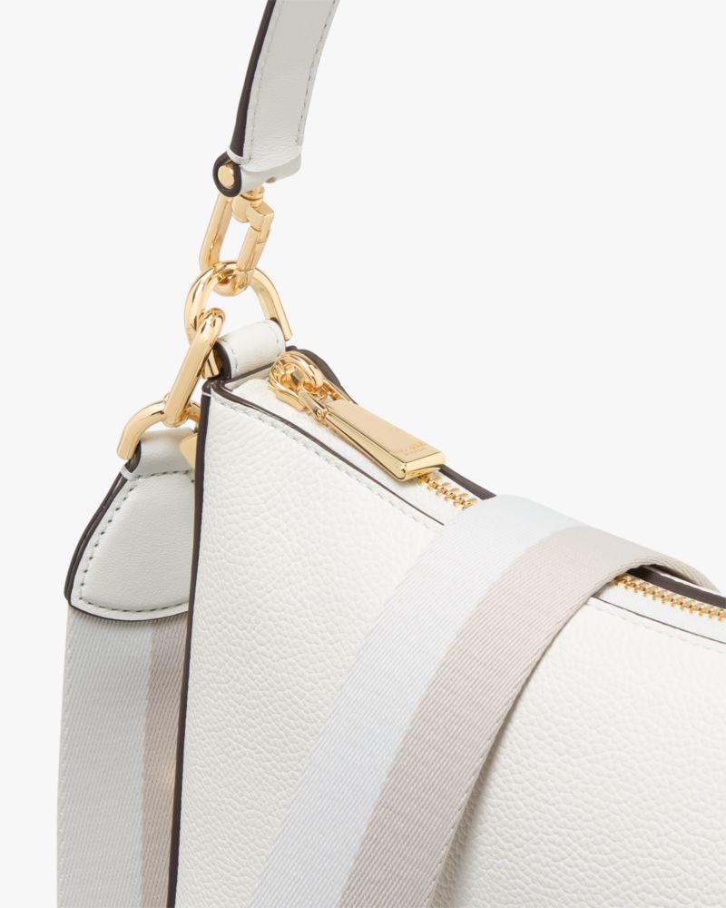 KateSpade Liv Large Hobo Bag True White