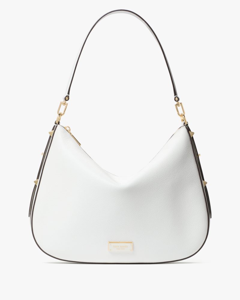 KateSpade Liv Large Hobo Bag True White