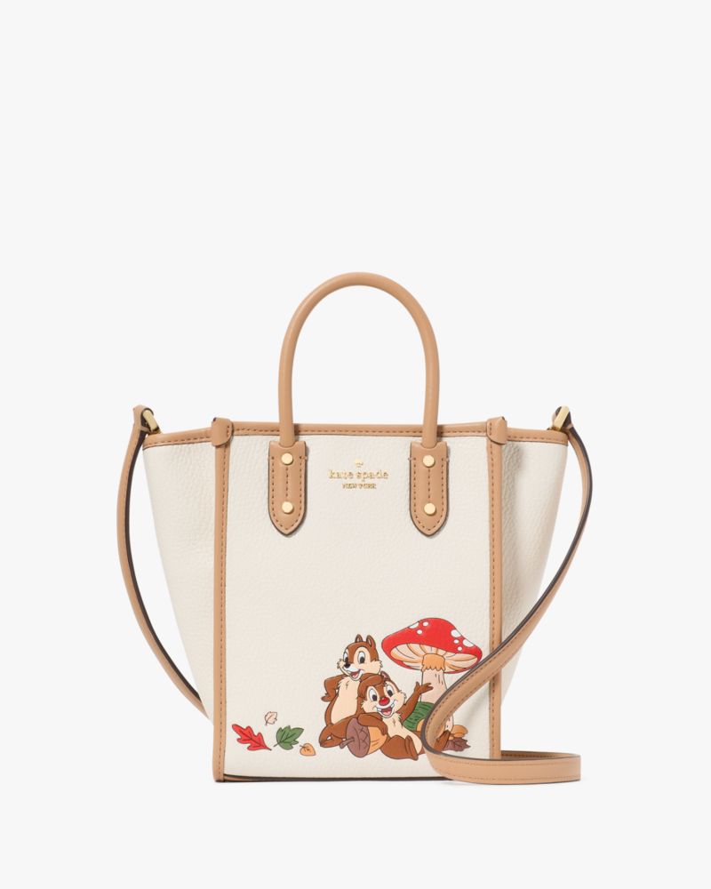 KateSpade Ella Disney X KSNY Chip N Dale Mini Tote Meringue Multi