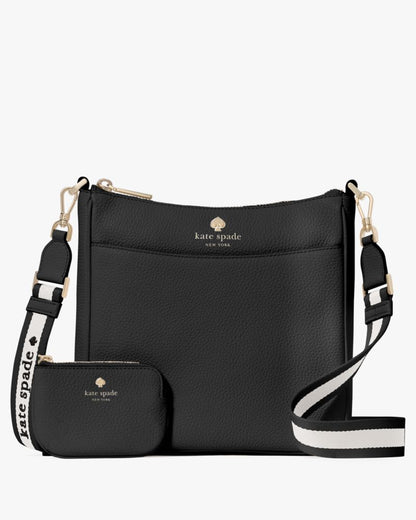 KateSpade Emma Medium Swingpack Crossbody Black