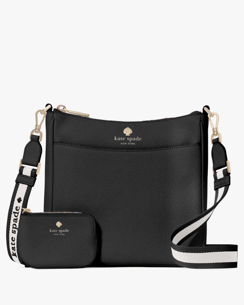 KateSpade Emma Medium Swingpack Crossbody Black