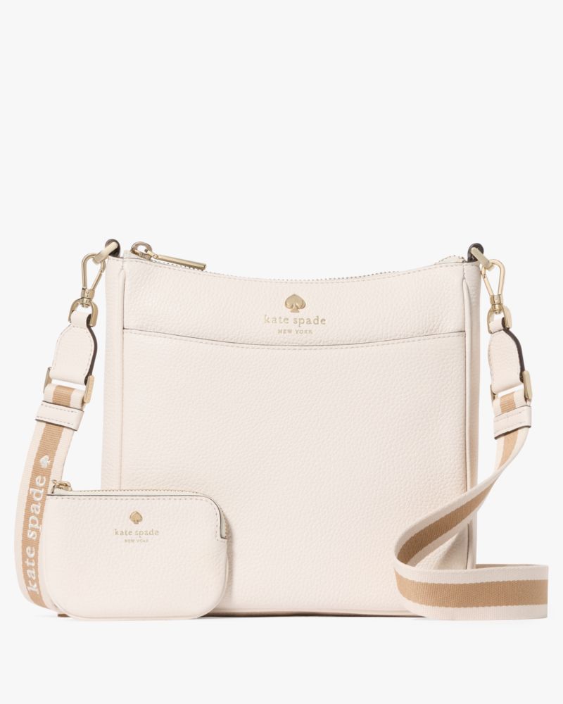 KateSpade Emma Medium Swingpack Crossbody Parchment