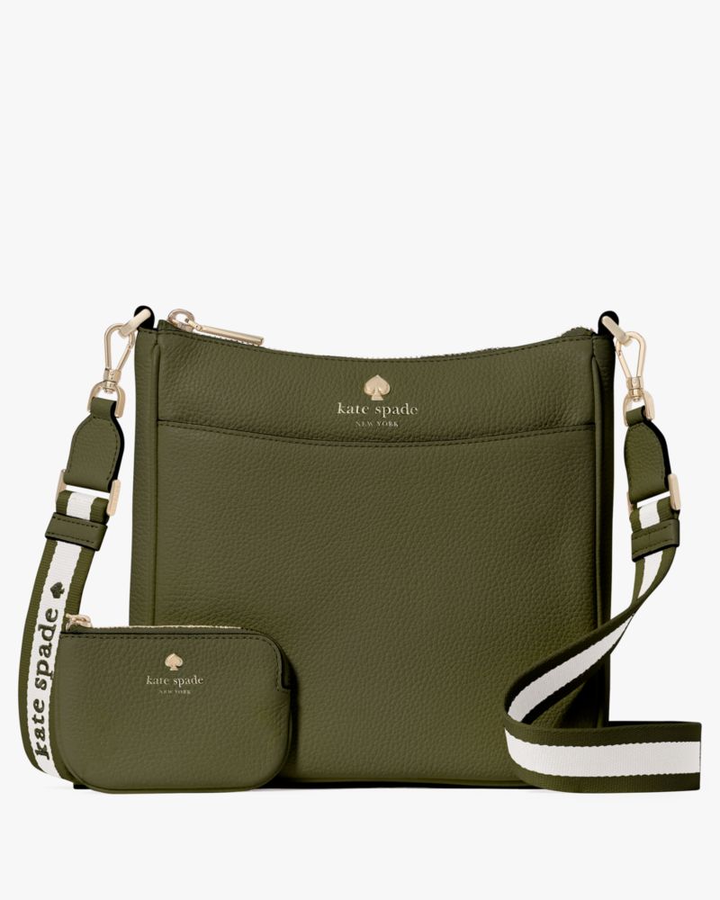 KateSpade Emma Medium Swingpack Crossbody Enchanted Green