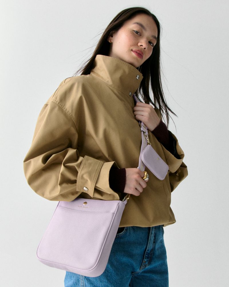 KateSpade Emma Medium Swingpack Crossbody Light Frozen Lilac