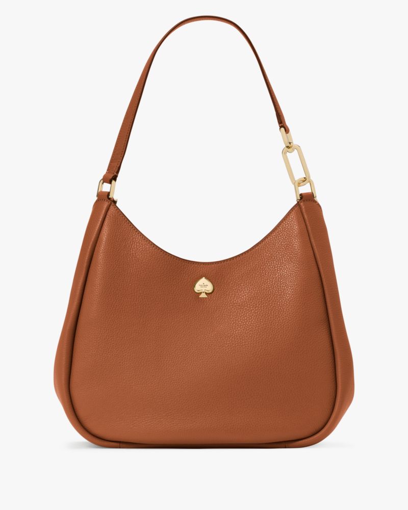 KateSpade Kayla Large Triple Compartment Shoulder Bag Warm Gingerbread
