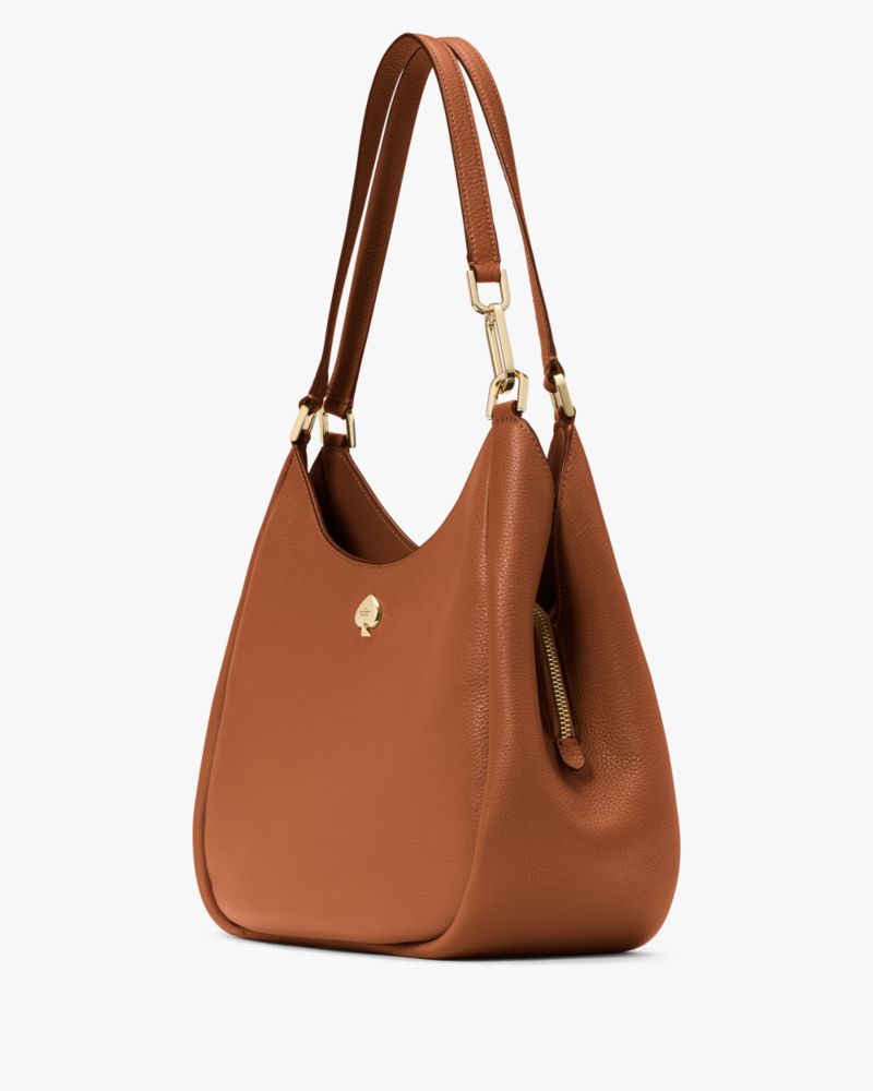 KateSpade Kayla Large Triple Compartment Shoulder Bag Warm Gingerbread
