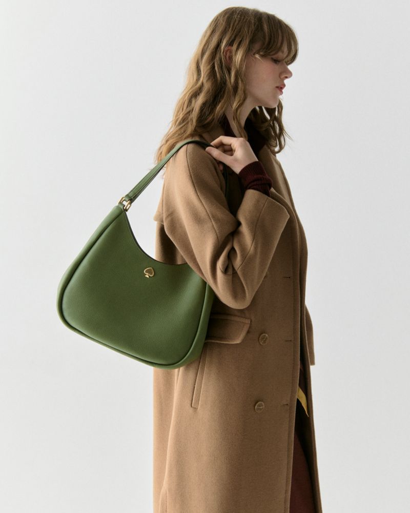 KateSpade Kayla Large Triple Compartment Shoulder Bag Cedar Stand