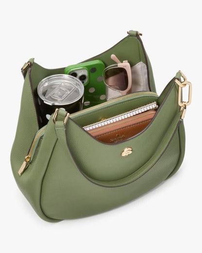 KateSpade Kayla Large Triple Compartment Shoulder Bag Cedar Stand