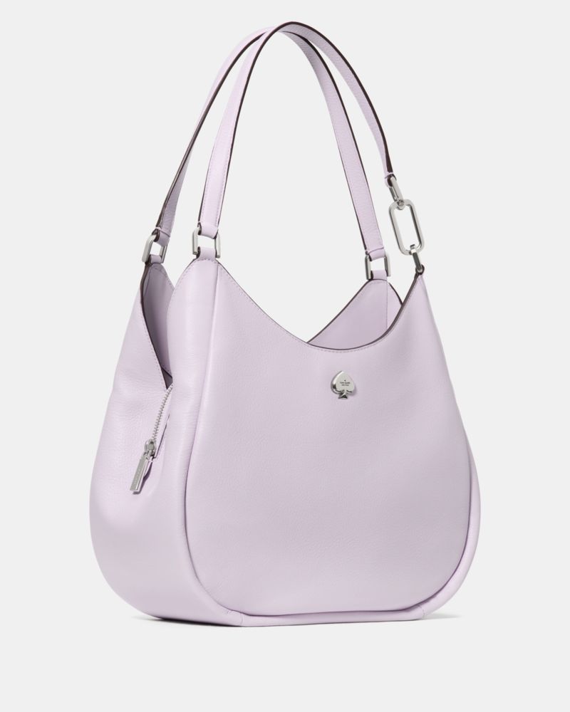 KateSpade Kayla Large Triple Compartment Shoulder Bag Light Frozen Lilac