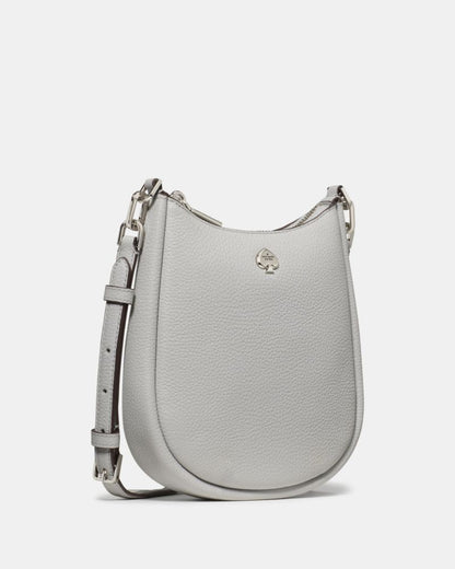 KateSpade Kayla Small Swingpack Crossbody Platinum Grey