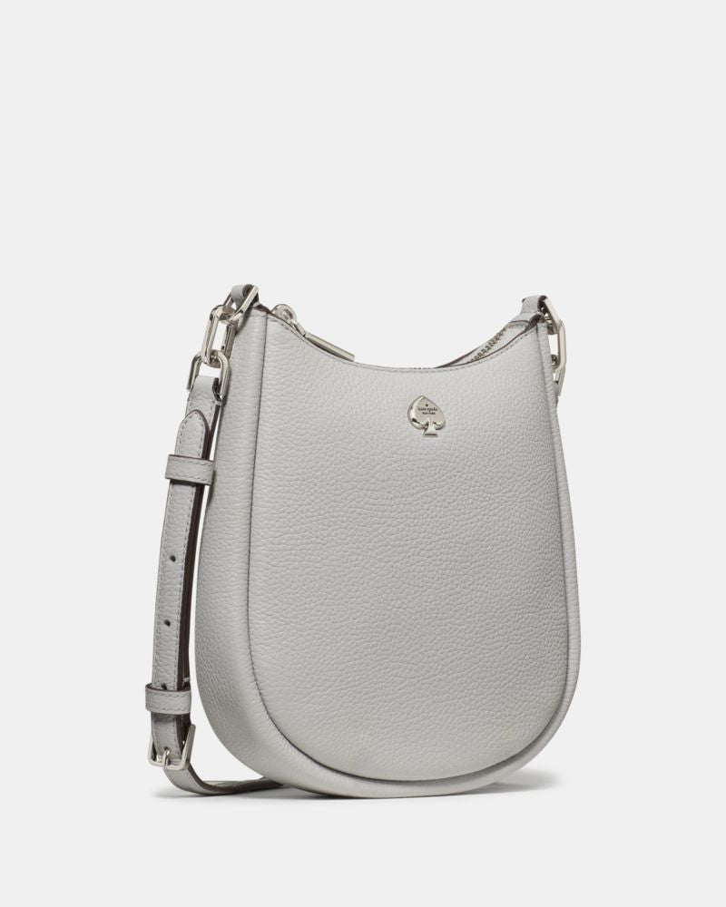 KateSpade Kayla Small Swingpack Crossbody Platinum Grey