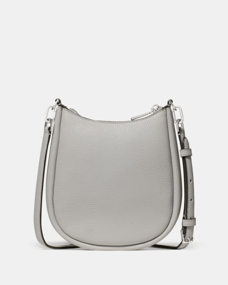 KateSpade Kayla Small Swingpack Crossbody Platinum Grey