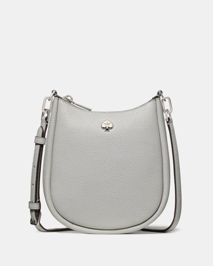 KateSpade Kayla Small Swingpack Crossbody Platinum Grey