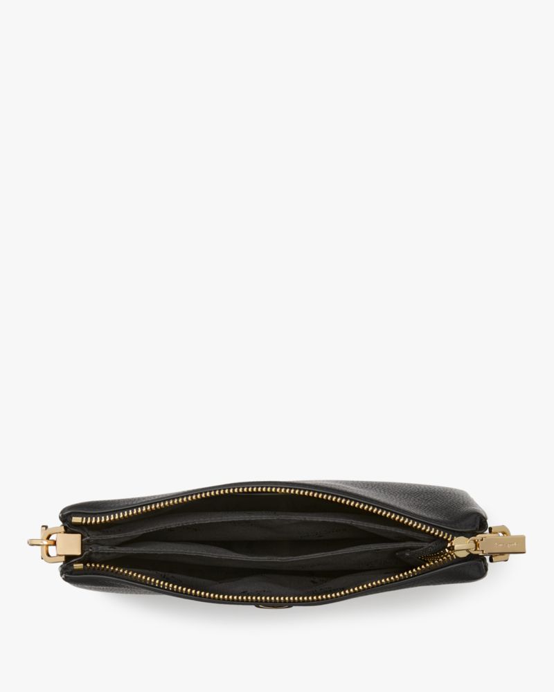 KateSpade Kayla Small Triple Compartment Crossbody Black