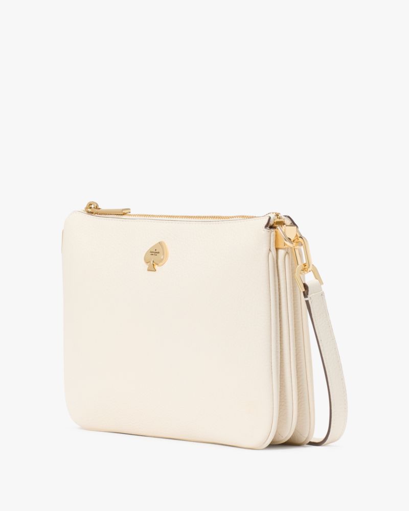 KateSpade Kayla Small Triple Compartment Crossbody Meringue