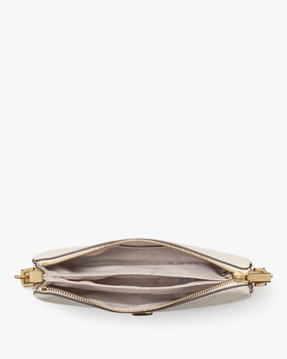 KateSpade Kayla Small Triple Compartment Crossbody Meringue