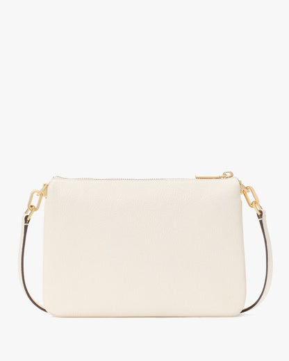 KateSpade Kayla Small Triple Compartment Crossbody Meringue