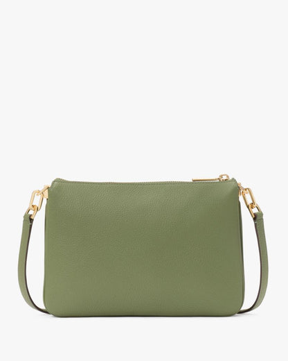 KateSpade Kayla Small Triple Compartment Crossbody Cedar Stand