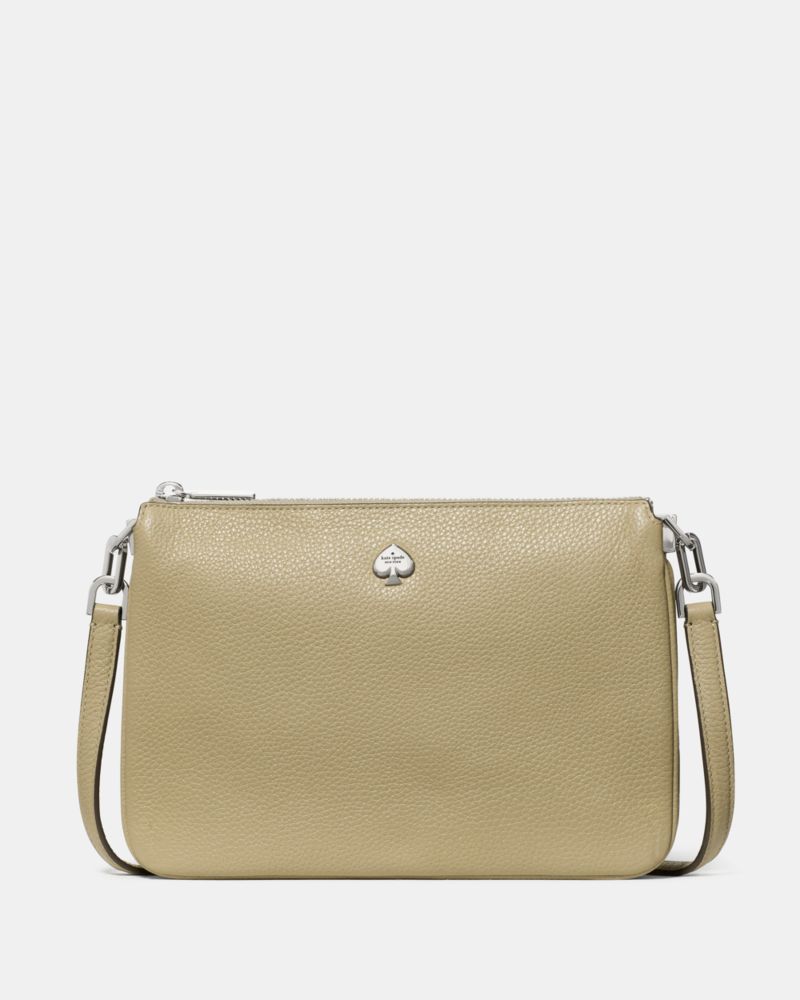 KateSpade Kayla Triple Crossbody Bag Elm