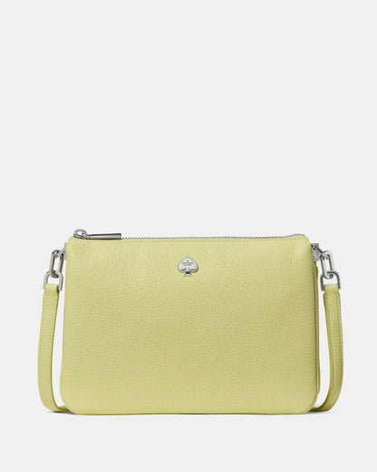 KateSpade Kayla Triple Crossbody Bag Tennis Ball