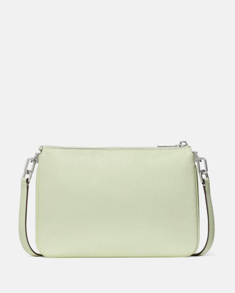 KateSpade Kayla Triple Crossbody Bag Lime Frosting