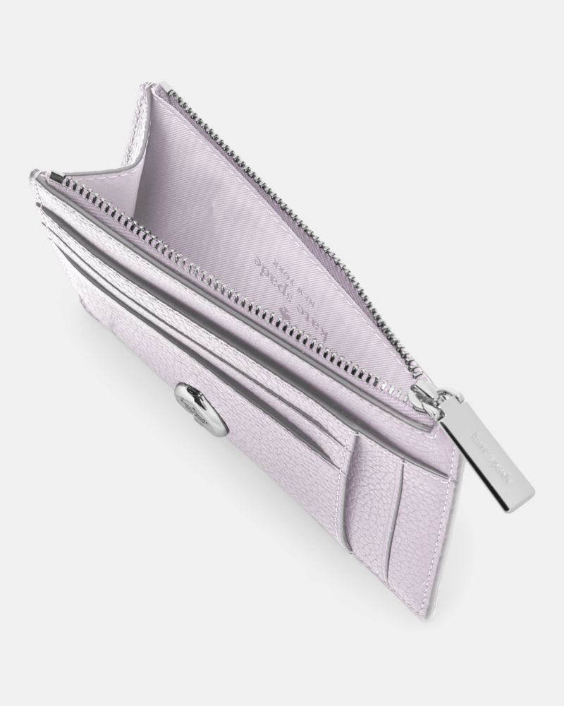 KateSpade Kayla Large Slim Cardholder Light Frozen Lilac