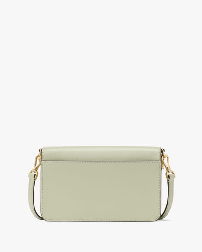 KateSpade Madison Floral Applique Willow Mini Crossbody Sage Bundle