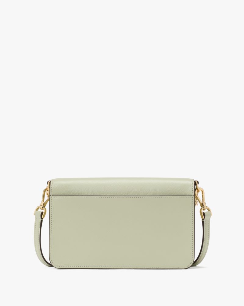 KateSpade Madison Floral Applique Willow Mini Crossbody Sage Bundle